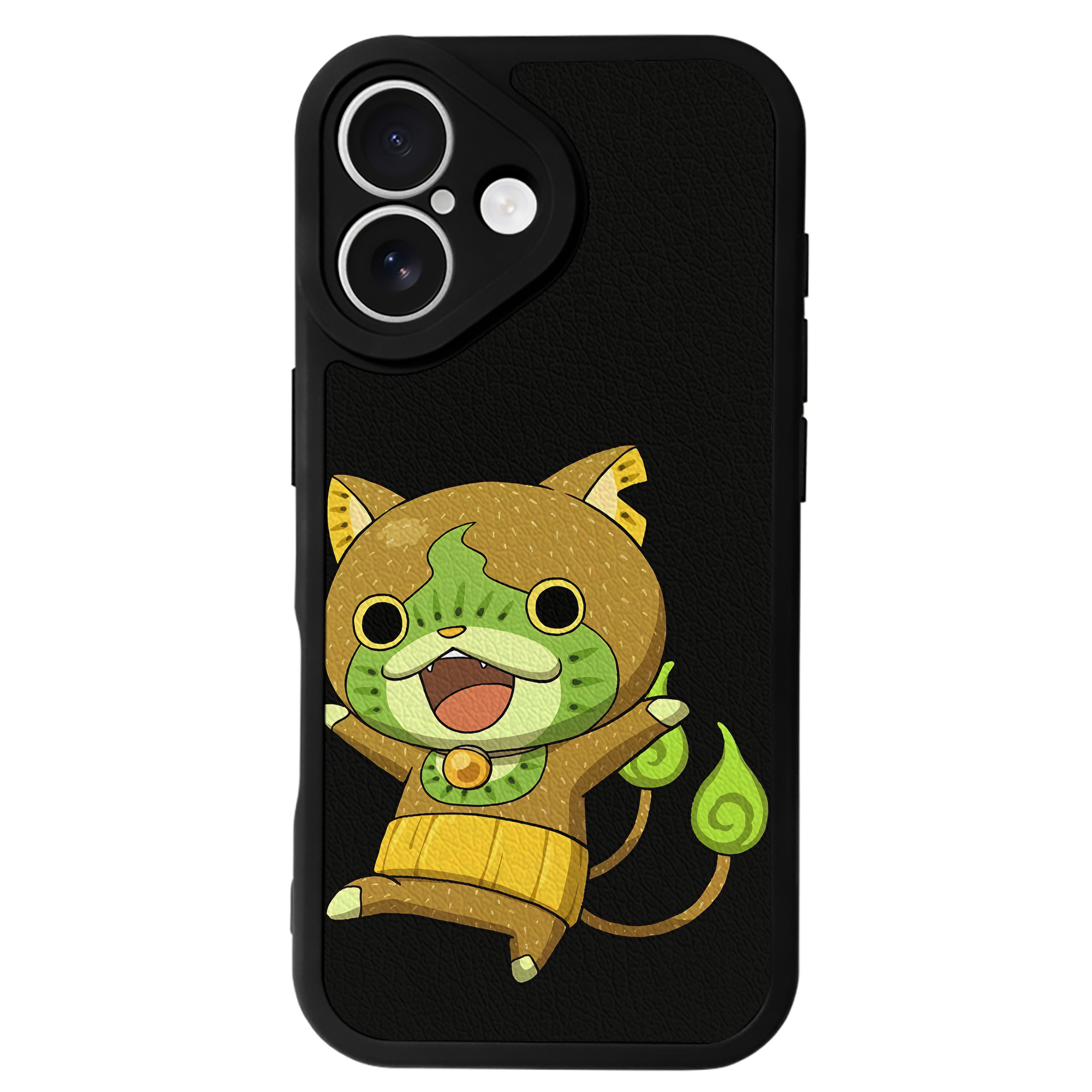 （画像用） 妖怪ウォッチ Yo-kai Watch 【iPhone 16シリーズ対応】シリコンスマホケース（レザー調） 材質：シリコン